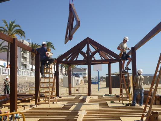 chiringuitos de madera a medida