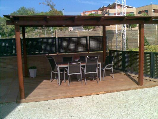 PERGOLA TECHO C/MADERA