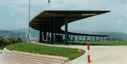 Marquesina cancha golf