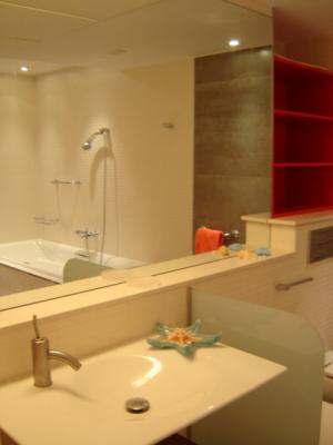 Vista de baño de obra en Benimaclet