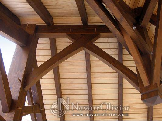 foto de cenador de madera
