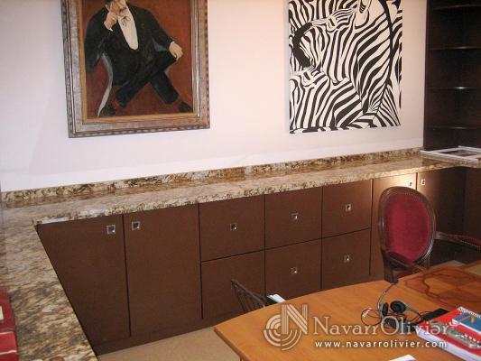 mueble a medidas para oficina en mdf