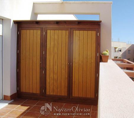 trastero de madera a medidas