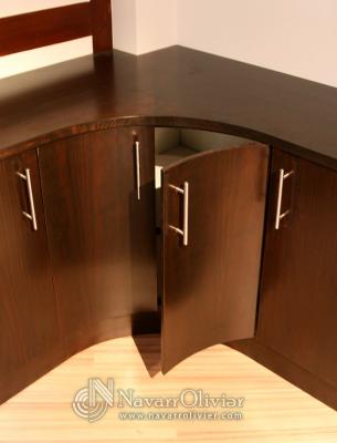 mueble de oficina a medida minimalista