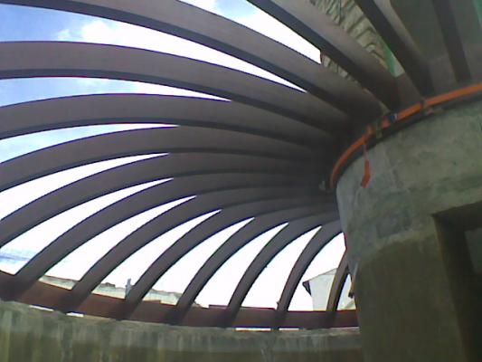 montaje redonda de estructura en granada