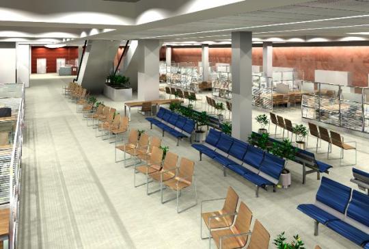 Oficinas atención al público BFA - arquitectura & diseño mobilarte, sa