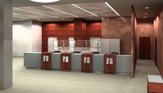 Oficinas atención al público BFA - arquitectura & diseño mobilarte, sa