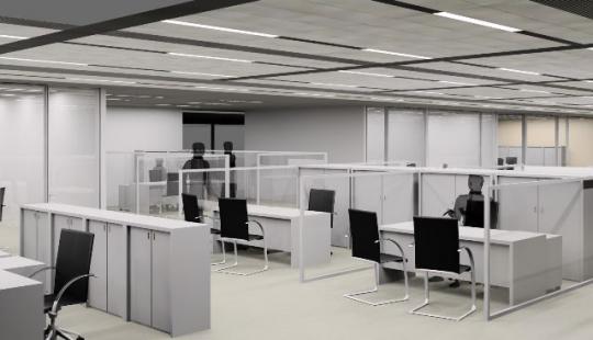 Oficinas internas BFA - arquitectura & diseño mobilarte, sa