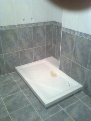 sustituida la bañera por plato de ducha