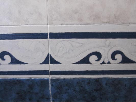 Imitación de azulejos