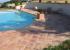 Baldosas barro manual-piscina