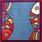 Mural decorativo Peces