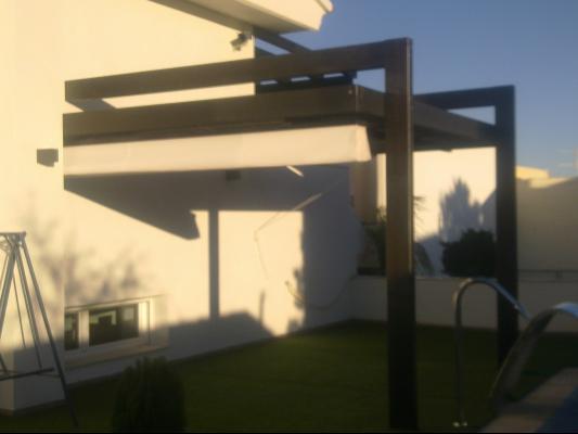 diseño de toldo y pergolas