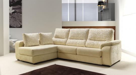 Chaiselongue en piel Alambra