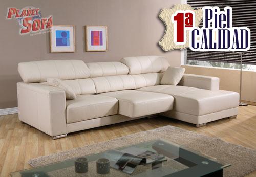Chaiselongue Dorado en piel