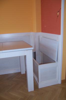 rinconada tipo baul y mesa extensible