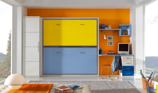 DORMITORIO JUVENIL CON LITERA PLEGABLE MUCHO SURTIDO DE COLORES GRBJA34
