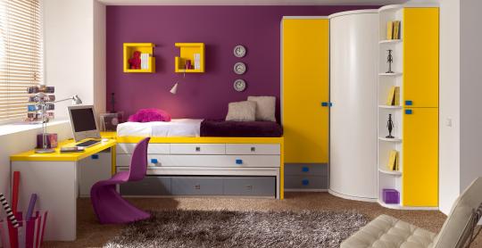 DORMITORIO JUVENIL CON ARMARIO RINCON JRBJA15