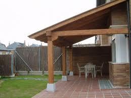 porche madera laminada