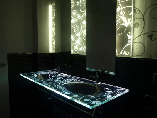 Conjunto Baño Ledglass