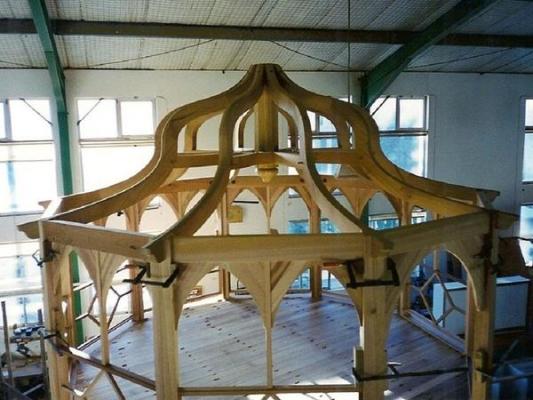 fabricacion de chiringuito de madera