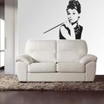 vinilos decorativos audrey hepburn decoracion