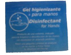 Sobres gel hidroalcohólico