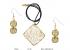 Conjunto en hilo metálico