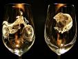 Copas de Vino con motivos de MOTOS