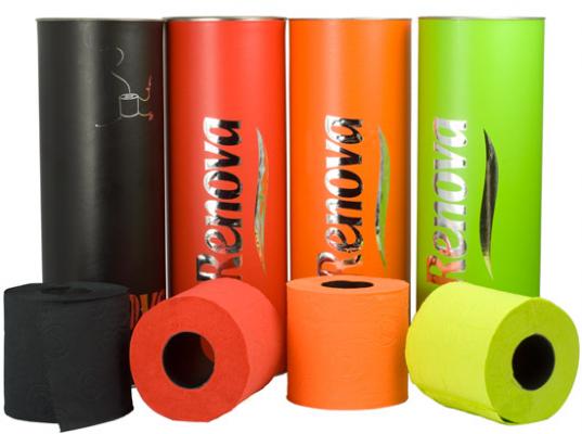 Renova papel higienico de colores