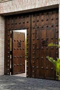 Porton de madera de roble, 