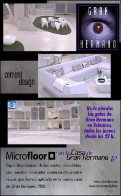 casa gran hermano con microcemento Microfloor