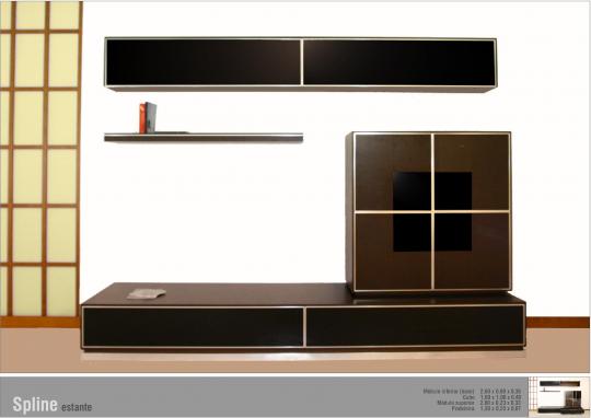 Mueble salon a medida con ideas del cliente