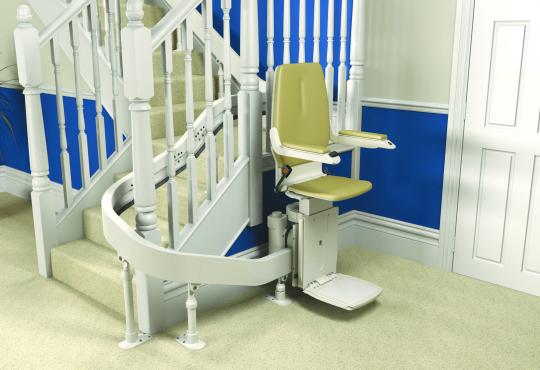 SILLA SALVA-ESCALERAS TRAMOS CURVOS