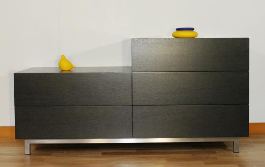 Mueble con inox a media con ideas del cliente