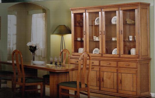 Muebles salon a medida madera maziza