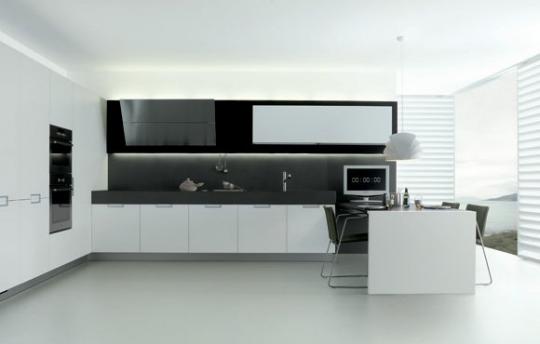 COCINA EN BLANCO BRILLO