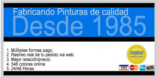 Desde 1985 fabricando pinturas