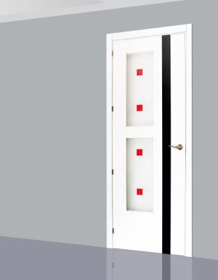 PUERTA CUERO NEGRO