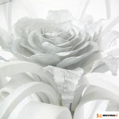 Mesa ornamental en forja artesanal - detalle