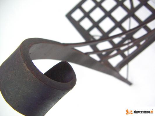 Silla ornamental en forja artesanal - detalle