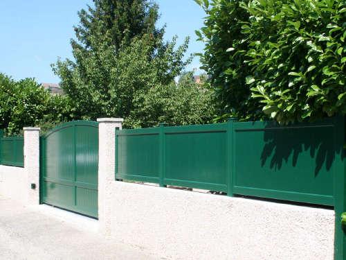 Puerta y Valla Euroterra de aluminio