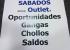 FOTO CARTEL SALDOS, CHOLLOS, OUTLET