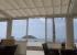 Toldo deslizante con verticales transparentes