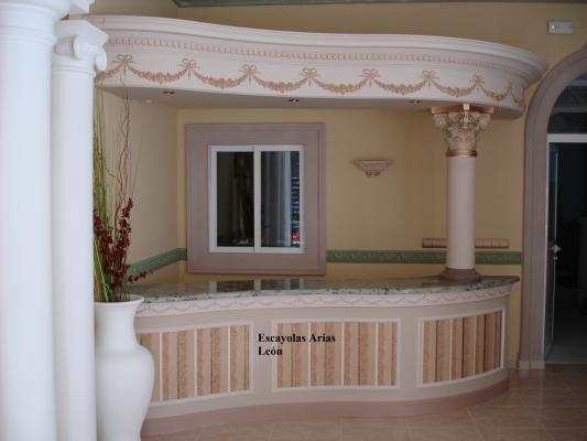 Decoración con escayola