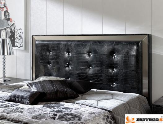 Cabecero de cama coco negro