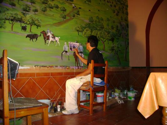 pared interior meson