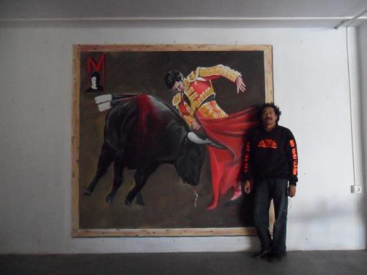 pintura torero