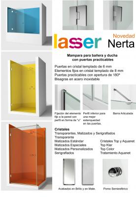 Mampara doble apertura Nerta