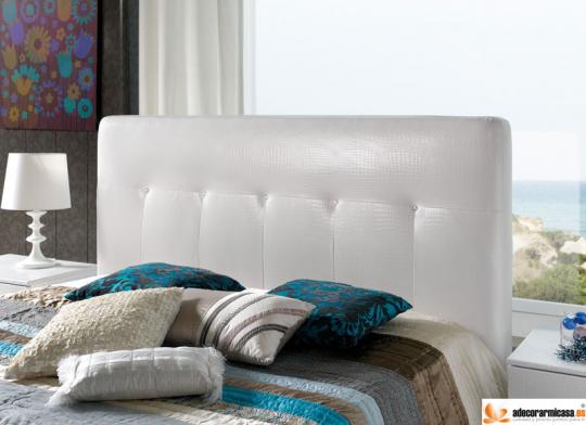 Cabecero de cama nicole en color blanco